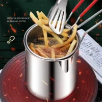Deep fryer, multi-functional stainless steel – Image 3