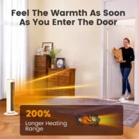 Electric Heater for Indoor with Thermostat 1500W – Image 4