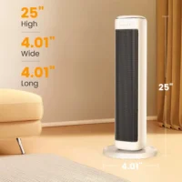 Electric Heater for Indoor with Thermostat 1500W – Image 2