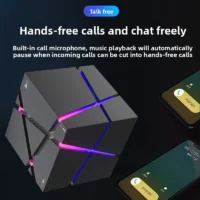 Rubik's cube shaped mini portable speaker – Image 5