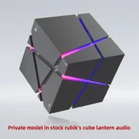 Rubik's cube shaped mini portable speaker – Image 3