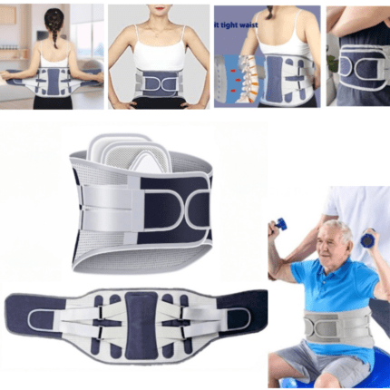 Ceinture lombaire ajustable pour soulagement du bas du dos et soutien dorsal