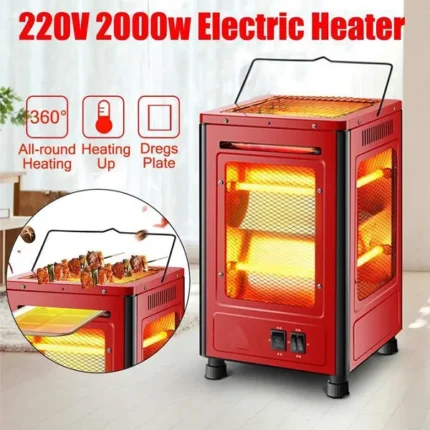 Confort tout en un Chauffage électrique 2en1 pour barbecue maison et bureau