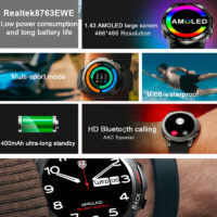REVOOX SmartWatch AMOLED ORIENT -RSW-W03